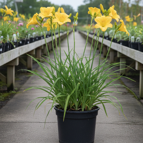 Лилейник гибридный Канари Глоу купить