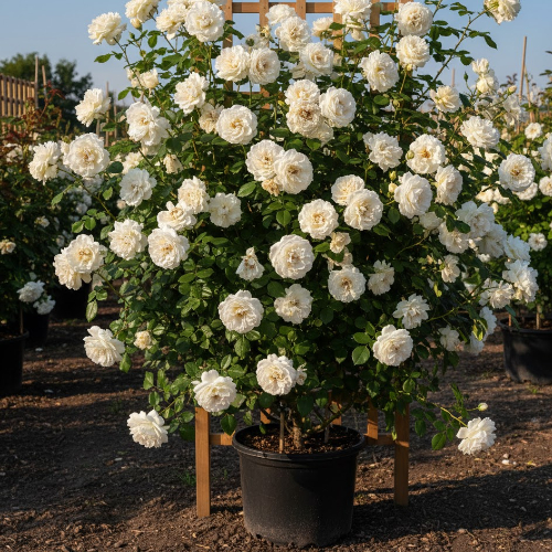 Роза плетистая Уайт Эден Роуз купить