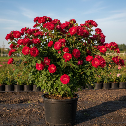 Роза Флорибунда Хэппи Уандерер купить