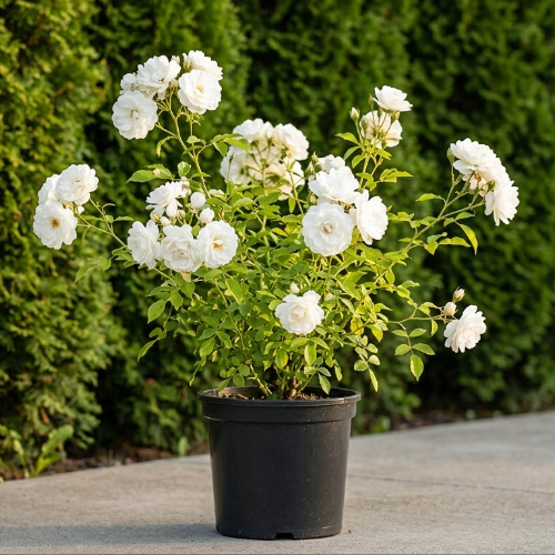 Роза Флорибунда Сневитен купить