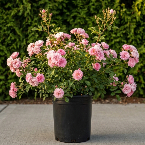 Роза почвопокровная Пинк Мейдиланд купить