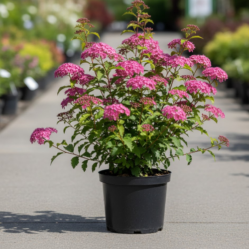 Спирея березолистная Пинк Спарклер купить